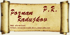 Poznan Radujkov vizit kartica